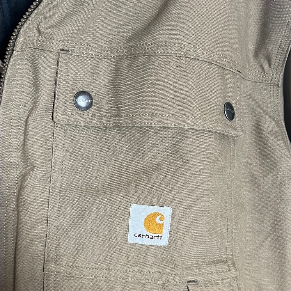 Carhartt Quick Duck Jefferson Traditional Brown Worn in Jacket XL - Picture 11 of 12